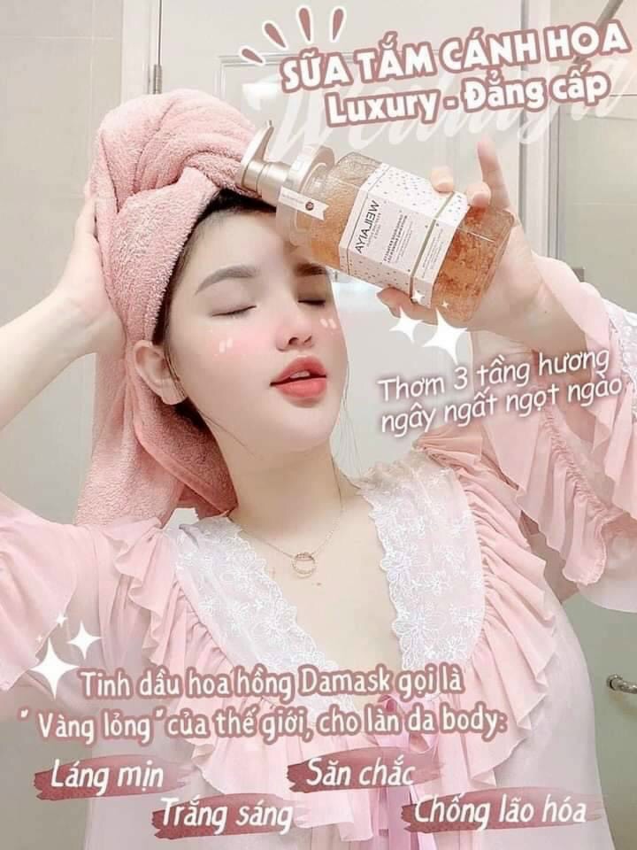 15878-z3125215703029-275d906310faeb42061e9159b7689ca8-6.jpg Sữa Tắm Trắng Da Cánh Hoa Hồng Weilaiya Damask 450ml Chính Hãng - 6971025880783