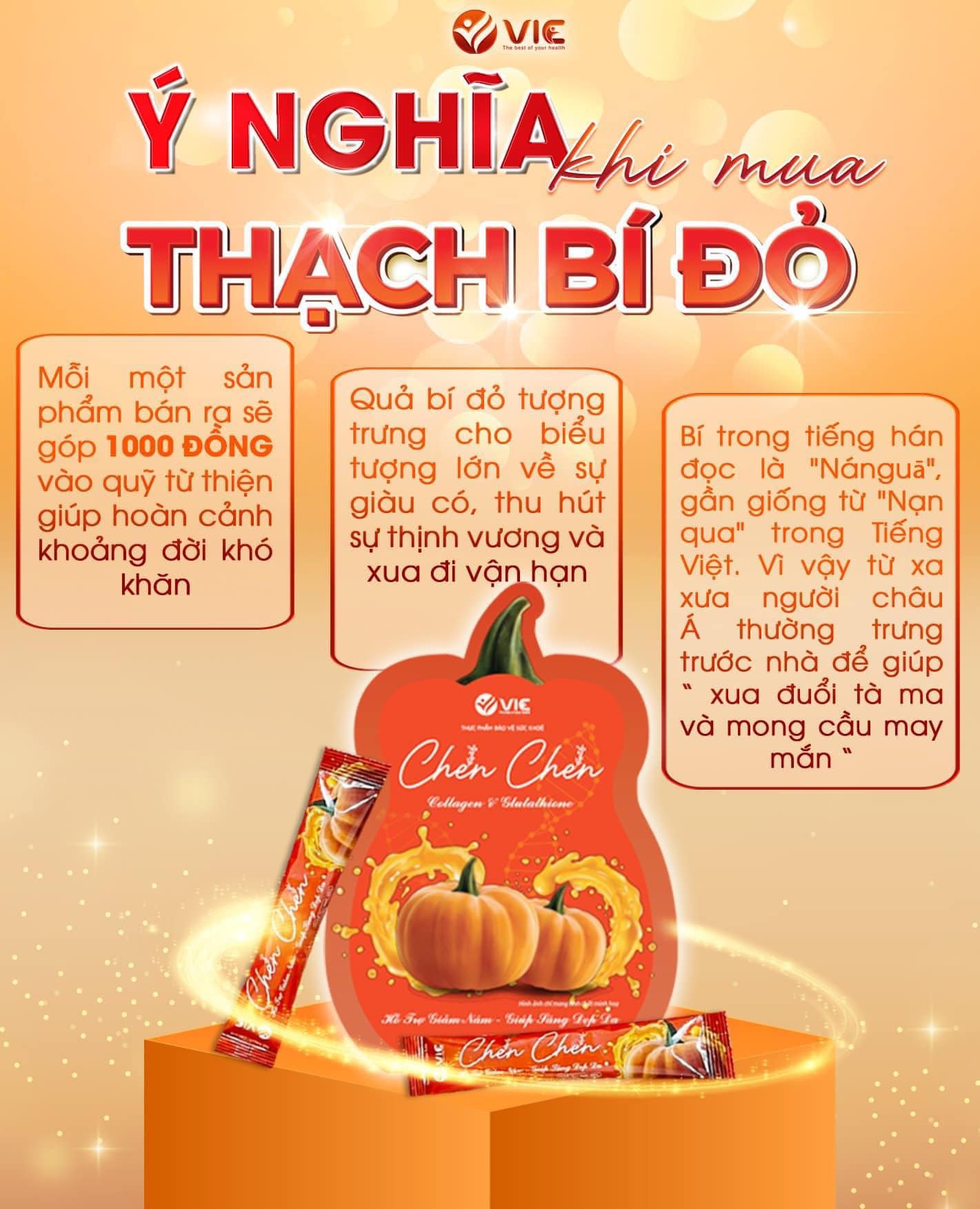 Thạch Bí Đỏ Chen Chen Vic chính hãng hỗ trợ giảm thâm nám Thạch Bí Đỏ Chen Chen Vic chính hãng hỗ trợ giảm thâm nám