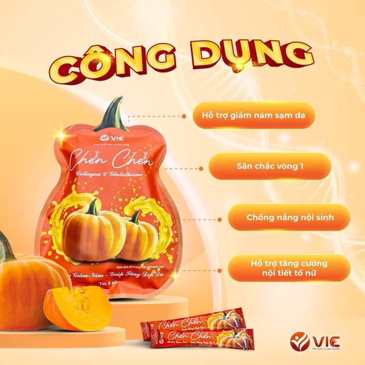 Thạch Bí Đỏ Chen Chen Vic chính hãng hỗ trợ giảm thâm nám Thạch Bí Đỏ Chen Chen Vic chính hãng hỗ trợ giảm thâm nám