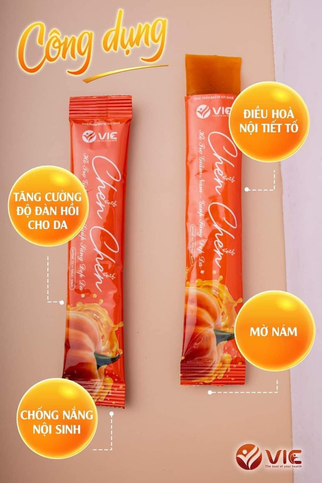 Thạch Bí Đỏ Chen Chen Vic chính hãng hỗ trợ giảm thâm nám Thạch Bí Đỏ Chen Chen Vic chính hãng hỗ trợ giảm thâm nám