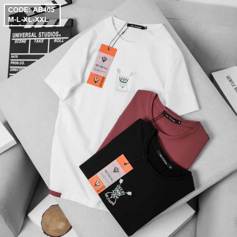 16242-z3270016651443-3ba648f4f9c483293ce00e99941b5963-4.png Áo Thun Nam Cổ Tròn Thêu Logo Thun Quảng Châu - AB405