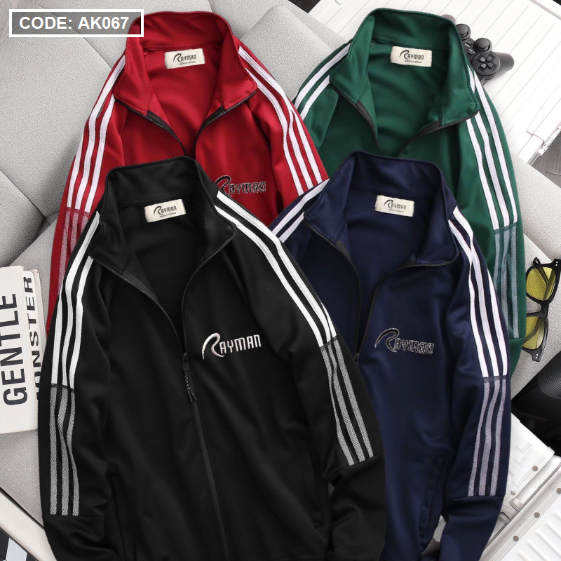 Áo Khoác Nam Tay Dài Cổ Trụ Thun Xi Giãn Rayman Áo Khoác Nam Tay Dài Cổ Trụ Thun Xi Giãn Rayman