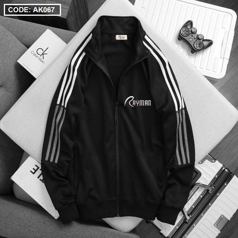 Áo Khoác Nam Tay Dài Cổ Trụ Thun Xi Giãn Rayman Áo Khoác Nam Tay Dài Cổ Trụ Thun Xi Giãn Rayman