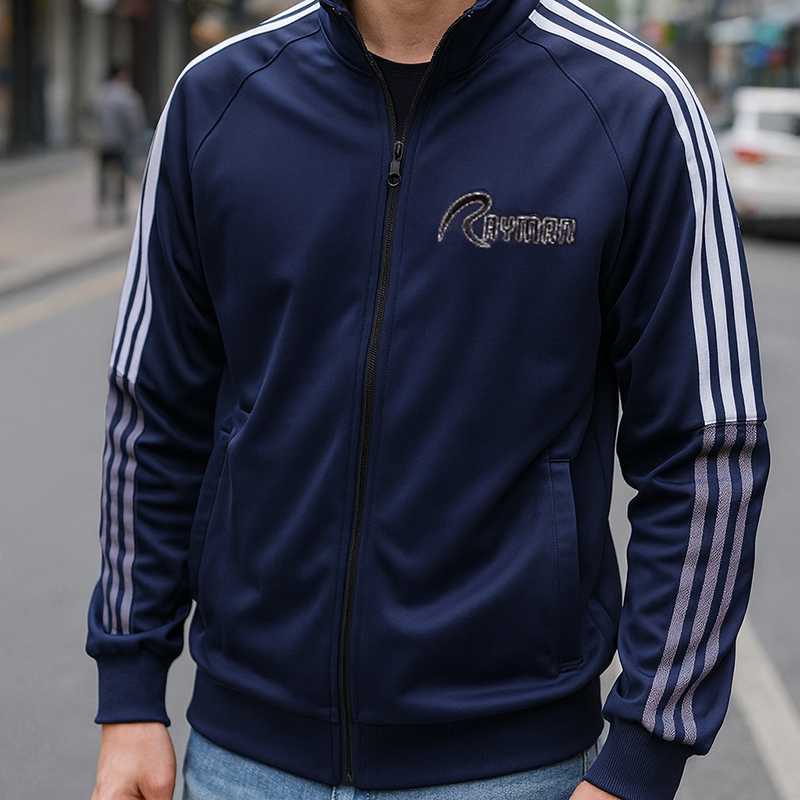 Áo Khoác Nam Tay Dài Cổ Trụ Thun Xi Giãn Rayman Áo Khoác Nam Tay Dài Cổ Trụ Thun Xi Giãn Rayman