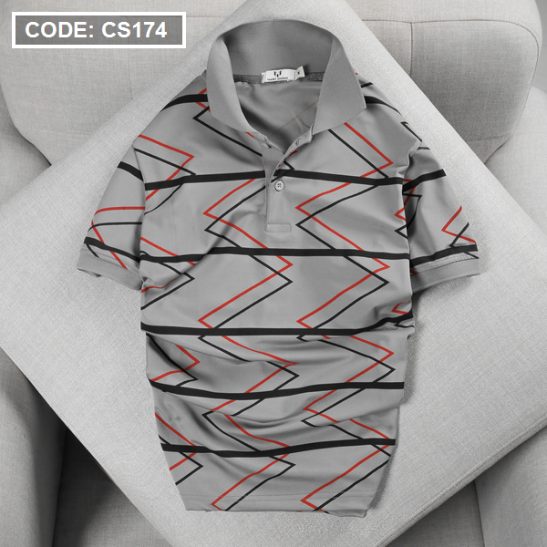 16482-1124525462-1d45b5e7350bfb55a21a157-5.png Áo Thun Nam Cá Sấu Cổ Bẻ Tay Ngắn Zic Zac - CS174