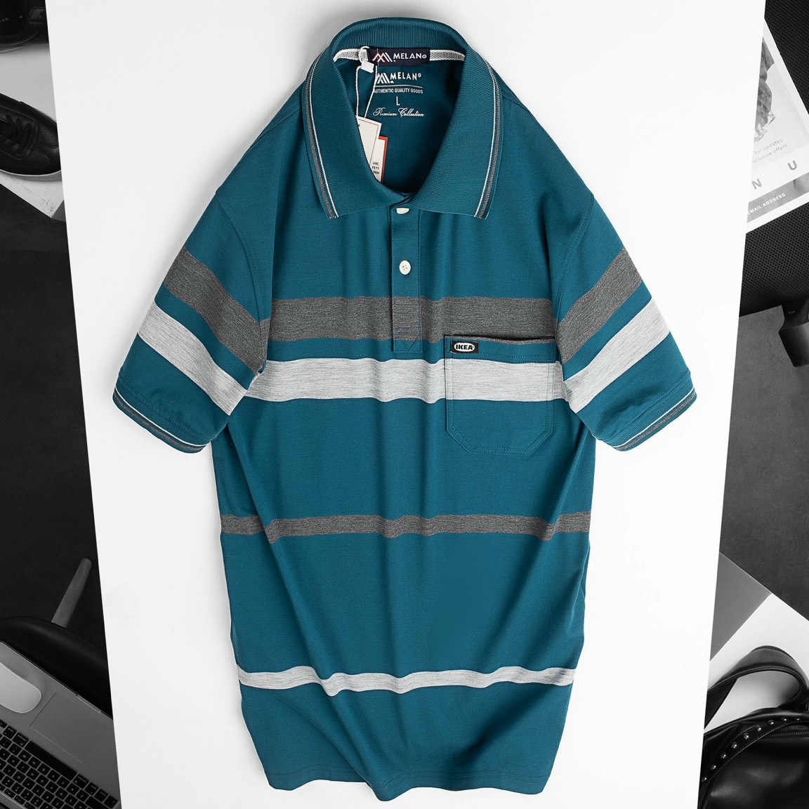 16532-14abe37c-c171-4750-bf12-1402315891c2-1.jpg Áo Thun Sọc Nam Trung Niên Cổ Bẻ Có Túi - AS047