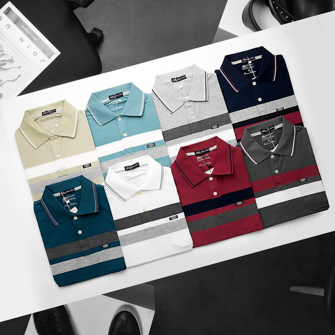 16532-c4c256c2-7883-41a4-8a76-6f1b508808bb.jpg Áo Thun Sọc Nam Trung Niên Cổ Bẻ Có Túi - AS047