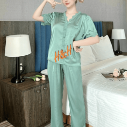 Set bộ nữ Pijama quần dài latin - DB0539