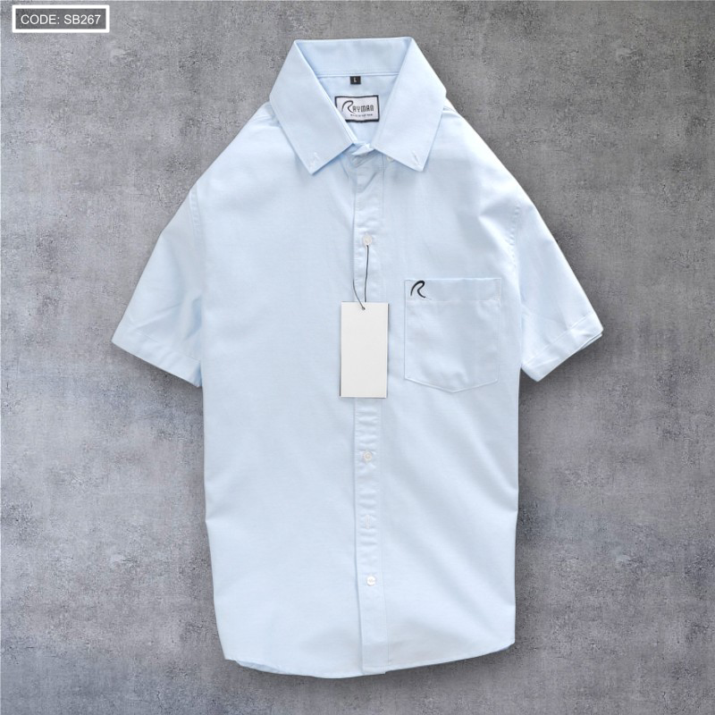 16875_16875-0312077807-z3483550266567-a3af24c8833f05956061f397528cadeb-1-photoroom-photoroom_20251020011009-8.png Áo Sơ Mi Nam Oxford Tay Ngắn Có Túi Rayman Rurumen( Có size 3x) - SB267