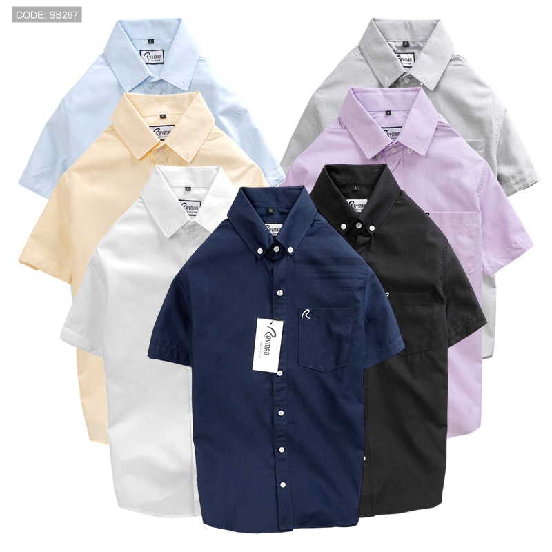 16875_16875-featured-anh-bia-so-mi-20251019224947_20251020000357-8.png Áo Sơ Mi Nam Oxford Tay Ngắn Có Túi Rayman Rurumen( Có size 3x) - SB267