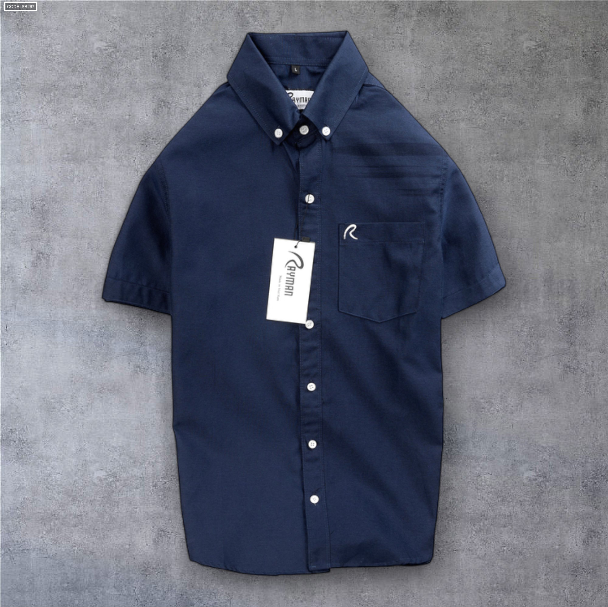 16875_16875-z3498994172096-fa0a96b9be5d6799c1e5a9e6f9c4a5d6-photoroom-photoroom_20251020010700-8.png Áo Sơ Mi Nam Oxford Tay Ngắn Có Túi Rayman Rurumen( Có size 3x) - SB267