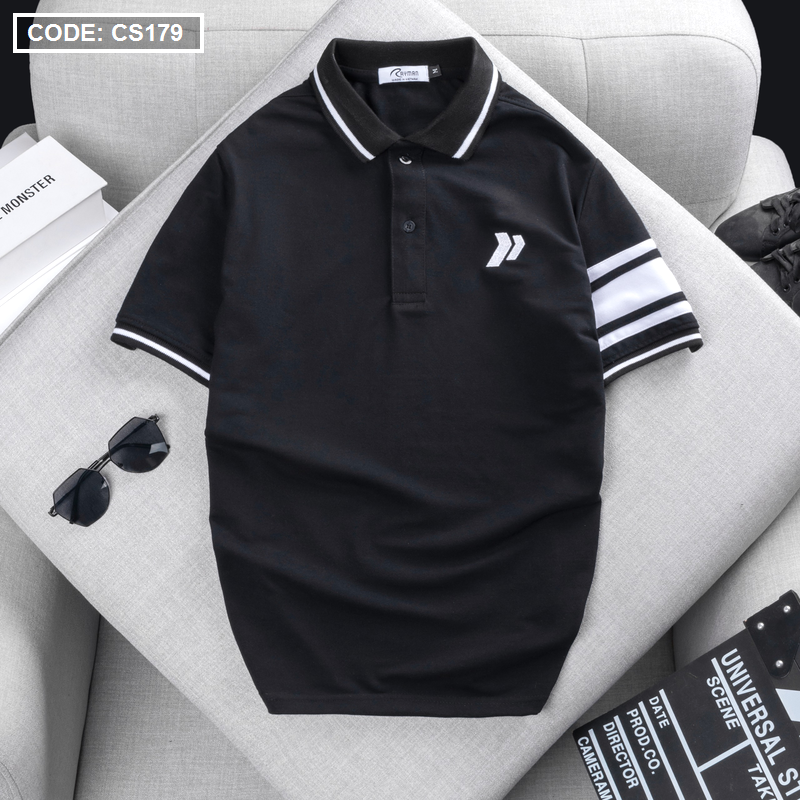 16927-0408385085-z3498590135602-725434638f26dd2bbd85501b08078780-4.png Áo Thun Nam Có Cổ Cá Sấu Đốm Thêu Logo (Có Size 3XL) - CS179