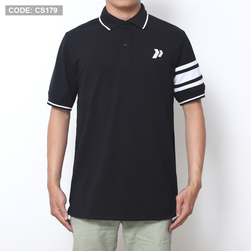 16927-img-3646-1.png Áo Thun Nam Có Cổ Cá Sấu Đốm Thêu Logo (Có Size 3XL) - CS179