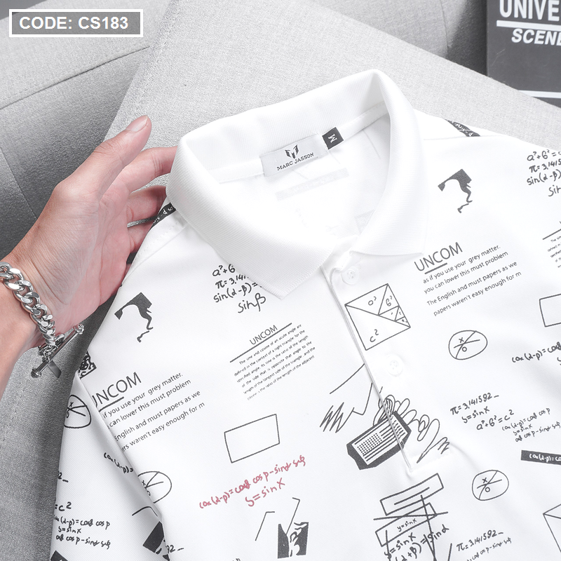 17445-z3652463213041-b383440563607278acd2185dcb82a4b2-8.png Áo Thun Nam Cổ Bẻ In Hình Họa Tiết (Có Size 3XL) - CS183