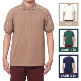 Áo Thun Nam Polo Cá Sấu Thêu Logo Phối Màu (Có Size 3XL) - CS184