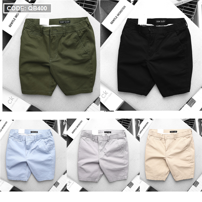 17474-1202539230-1-5.png Quần Short Nam Kaki Lưng Thun Co Giãn Yessir Cao Cấp (Có Size 36) - QB400