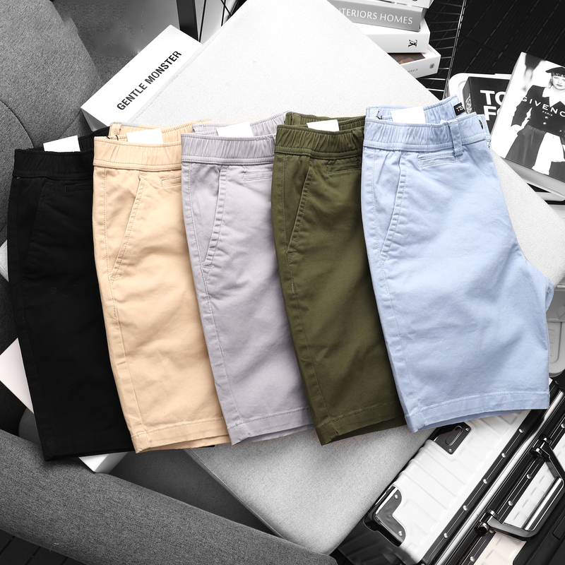 17474-qb400-10-3.png Quần Short Nam Kaki Lưng Thun Co Giãn Yessir Cao Cấp (Có Size 36) - QB400