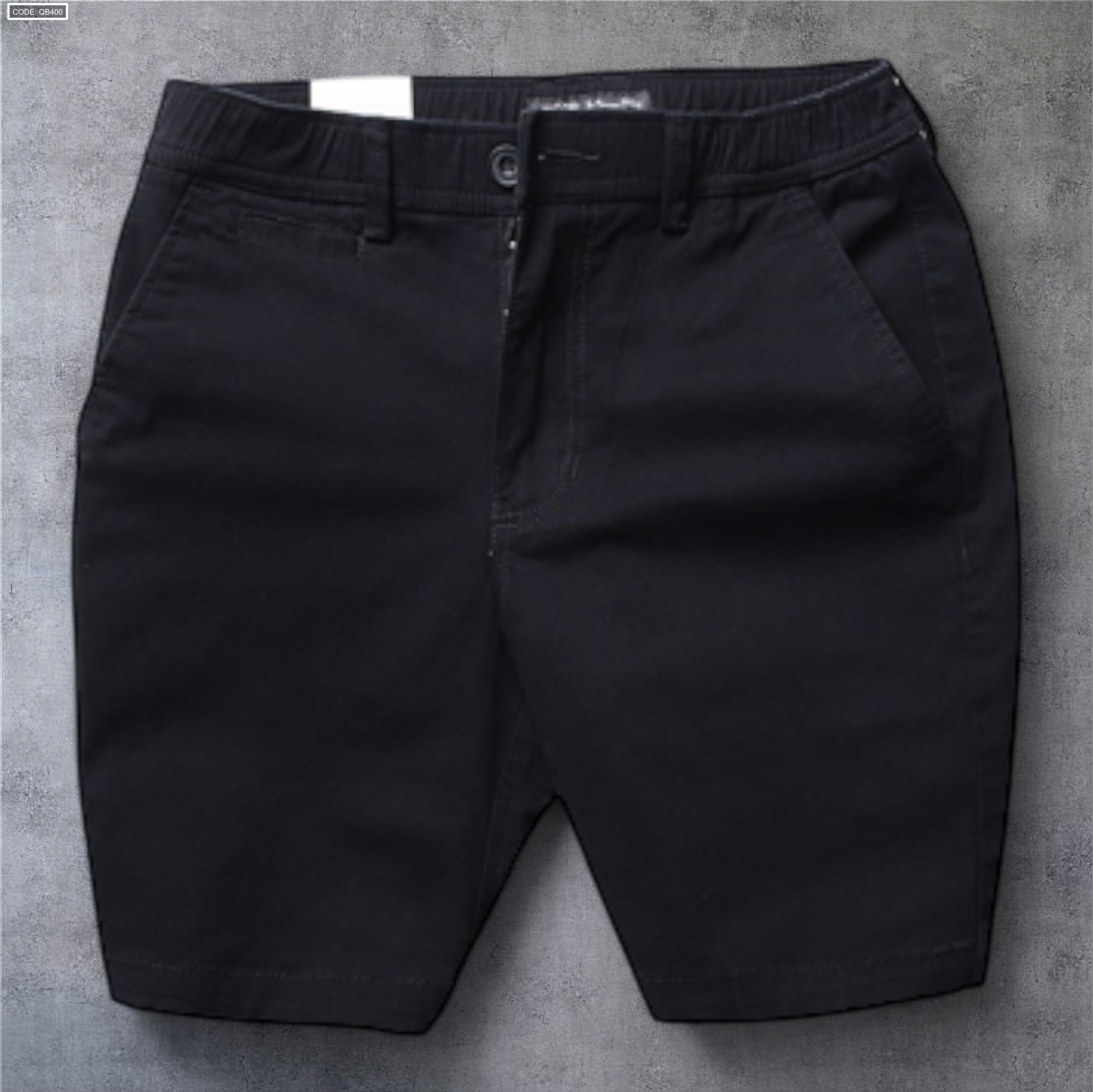 17474_17474-z4476569237932-46f4dfec1b0c2b83f4838d4b3b8acac2-photoroom_20251020015107.png Quần Short Nam Kaki Lưng Thun Co Giãn Yessir Cao Cấp (Có Size 36) - QB400