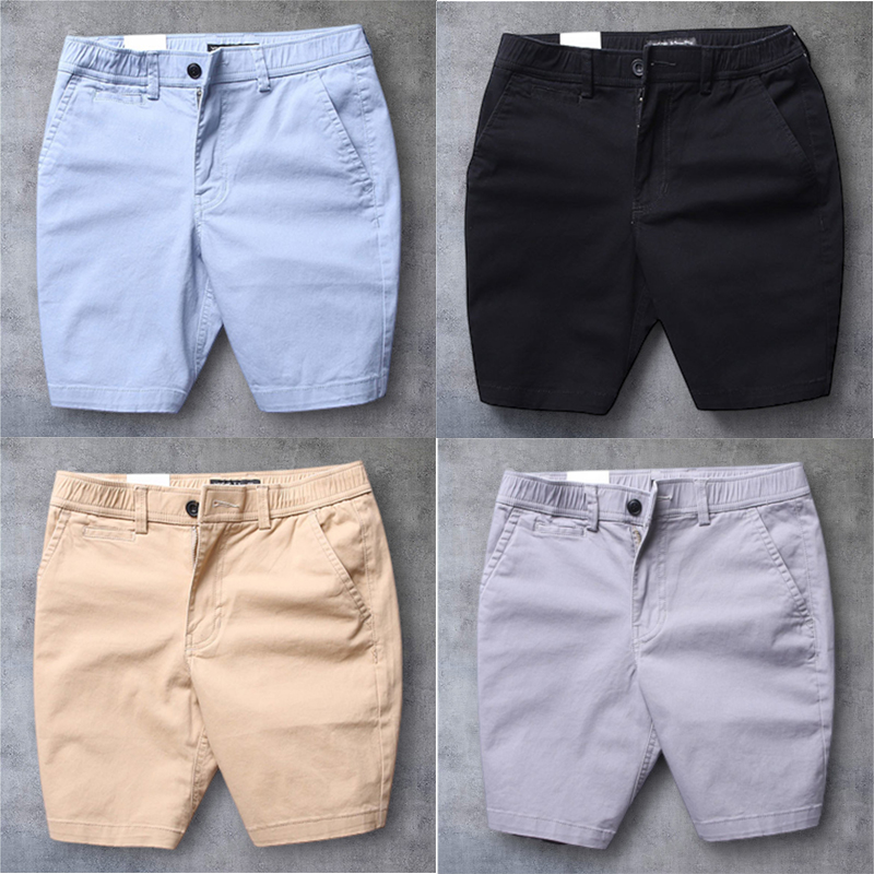 17474_qb400_20251020015348.png Quần Short Nam Kaki Lưng Thun Co Giãn Yessir Cao Cấp (Có Size 36) - QB400