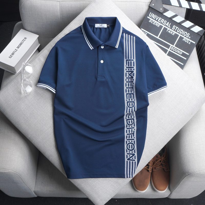 17563-z3676034735681-48c43932ce47c9d1b3127bbb3fdf8885-3.png Áo Thun Nam Có Cổ Cá Sấu Poly Phối Họa Tiết Sọc (Có Size 3XL) - CS186