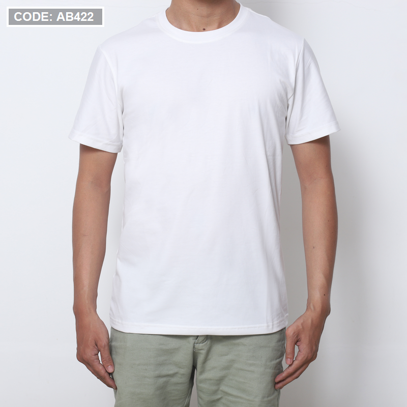 17568-img-3625-8.png Áo Thun Nam Cổ Tròn Tay Ngắn Màu Trơn Đơn Giản (Có Size 3XL) - AB422