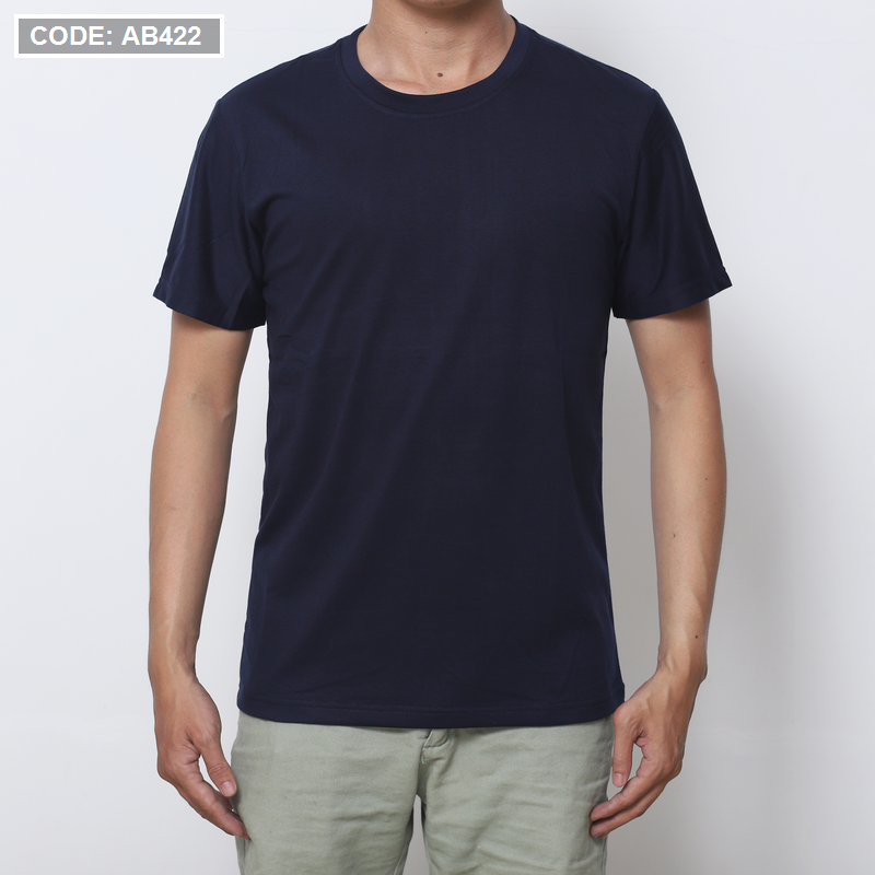 17568-img-3627-8.png Áo Thun Nam Cổ Tròn Tay Ngắn Màu Trơn Đơn Giản (Có Size 3XL) - AB422