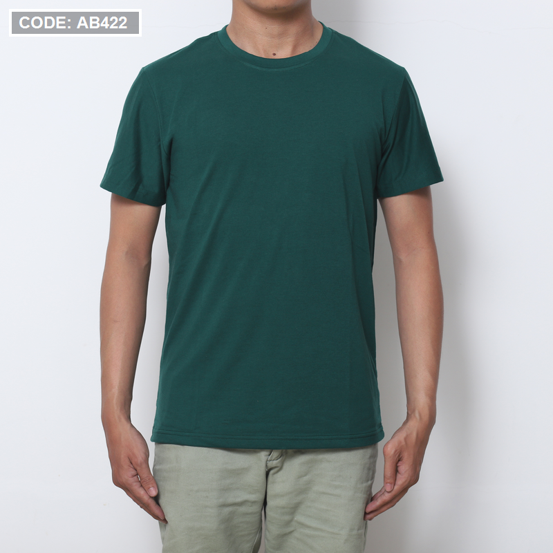 17568-img-3629-8.png Áo Thun Nam Cổ Tròn Tay Ngắn Màu Trơn Đơn Giản (Có Size 3XL) - AB422