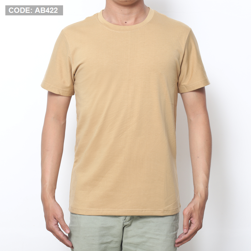 17568-img-3632-8.png Áo Thun Nam Cổ Tròn Tay Ngắn Màu Trơn Đơn Giản (Có Size 3XL) - AB422
