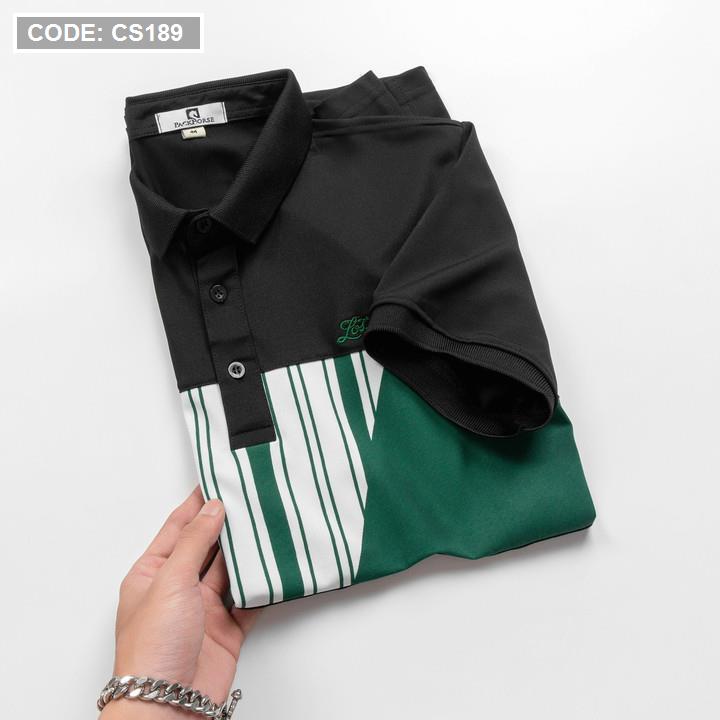 17569-z3700681289975-a96b46b30e417f005187c04bc0146f71-4.jpg Áo Thun Nam Có Cổ Phối Họa Tiết Sọc Ngang Cá Sấu Poly (Có Size 3XL) - CS189