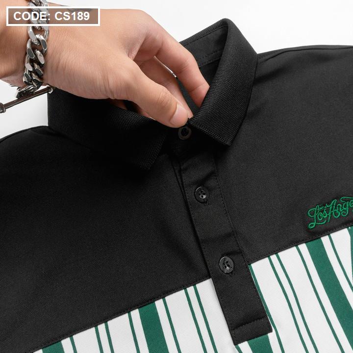 17569-z3700681305980-46100c6c209a4902ba32798dc51c8dc1-4.jpg Áo Thun Nam Có Cổ Phối Họa Tiết Sọc Ngang Cá Sấu Poly (Có Size 3XL) - CS189