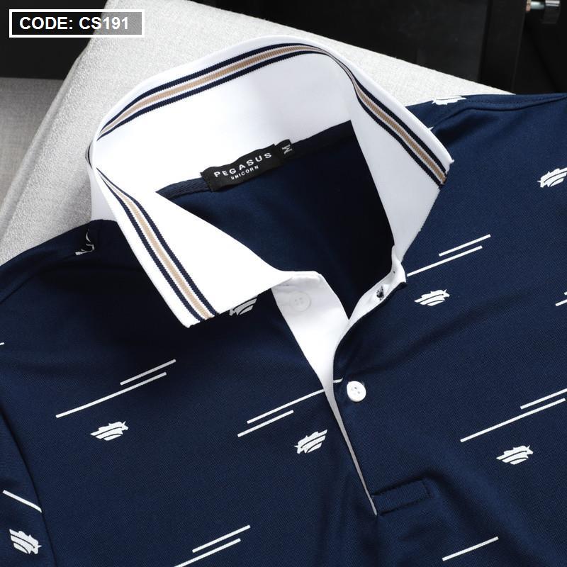 Áo Thun Nam Polo Cá Sấu Viền Bo In Họa Tiết Cao Cấp (Có Size 3XL) Áo Thun Nam Polo Cá Sấu Viền Bo In Họa Tiết Cao Cấp (Có Size 3XL)