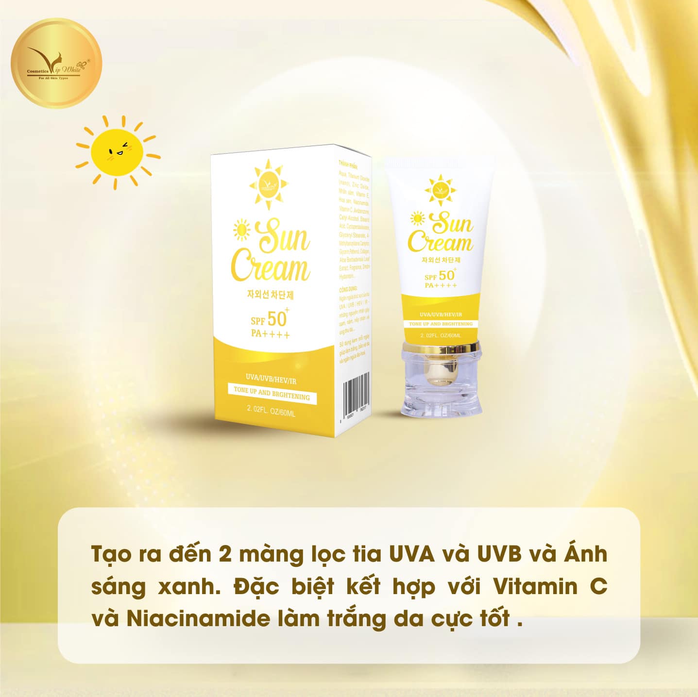 17760-309535800-3271713329813976-3666365490701234312-n-3.jpg Kem Chống Nắng VIP White (Tặng 1 bịt sữa rửa mặt) - 8938521762317