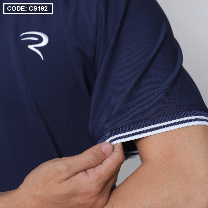 17810-img-7262-1.png Áo Thun Nam Cá Sấu Polo Viền Bo Ngực Thêu Logo Chữ R (Có Size 3XL) - CS192