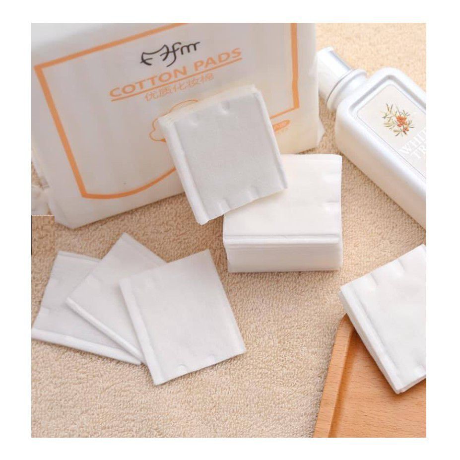 17936-8371f610c817d4cc49142a2d459f551c-2.jpg Bông tẩy trang con mèo fm cotton pads 3 lớp 222 miếng - 6951939796783