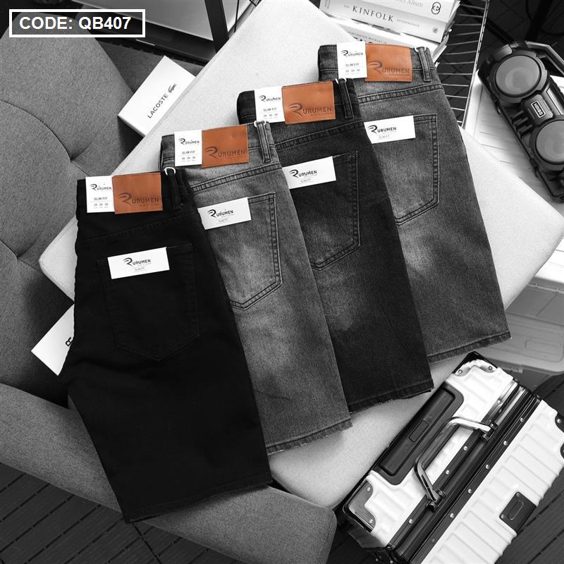 17989-z3827371972896-7880f8f76ad4a118e72855b21003d03c-4.jpg Quần Short Jeans Nam Rurumen Cao Cấp Hàng VNXK Phối Logo (có size 36) - QB407