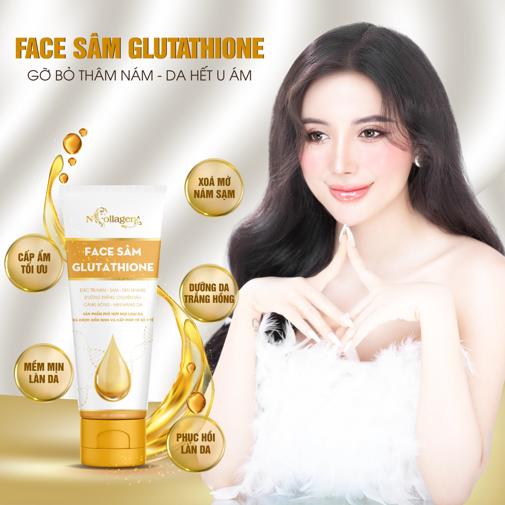 Chuyên sỉ kem Face Sâm Glutathione N Collagen Chuyên sỉ kem Face Sâm Glutathione N Collagen
