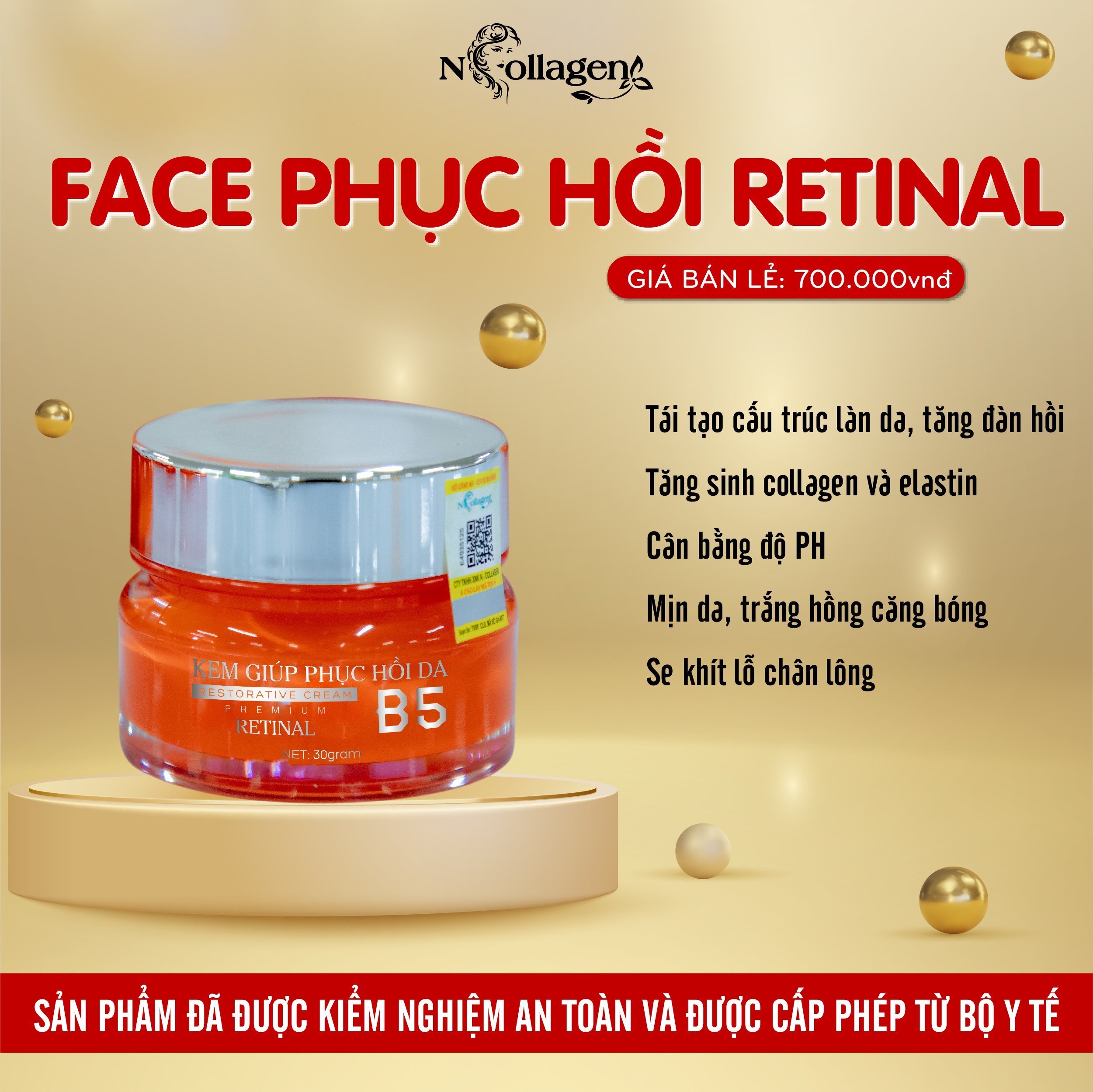 Bỏ sỉ kem Face Phục Hồi Da B5 N Collagen Bỏ sỉ kem Face Phục Hồi Da B5 N Collagen
