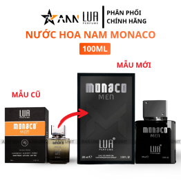 Nước Hoa Nam Monaco Men Đen 100ml LUA Perfume - Phiên Bản Mới - 8936095372406