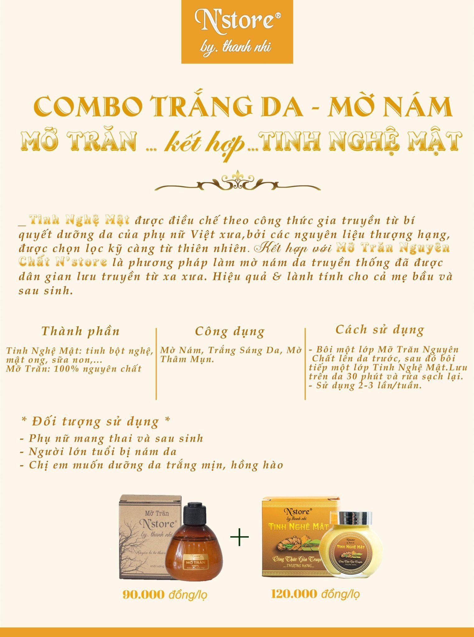 Mặt Nạ Tinh Nghệ Mật Ong N Store By Thanh Nhi Mặt Nạ Tinh Nghệ Mật Ong N Store By Thanh Nhi