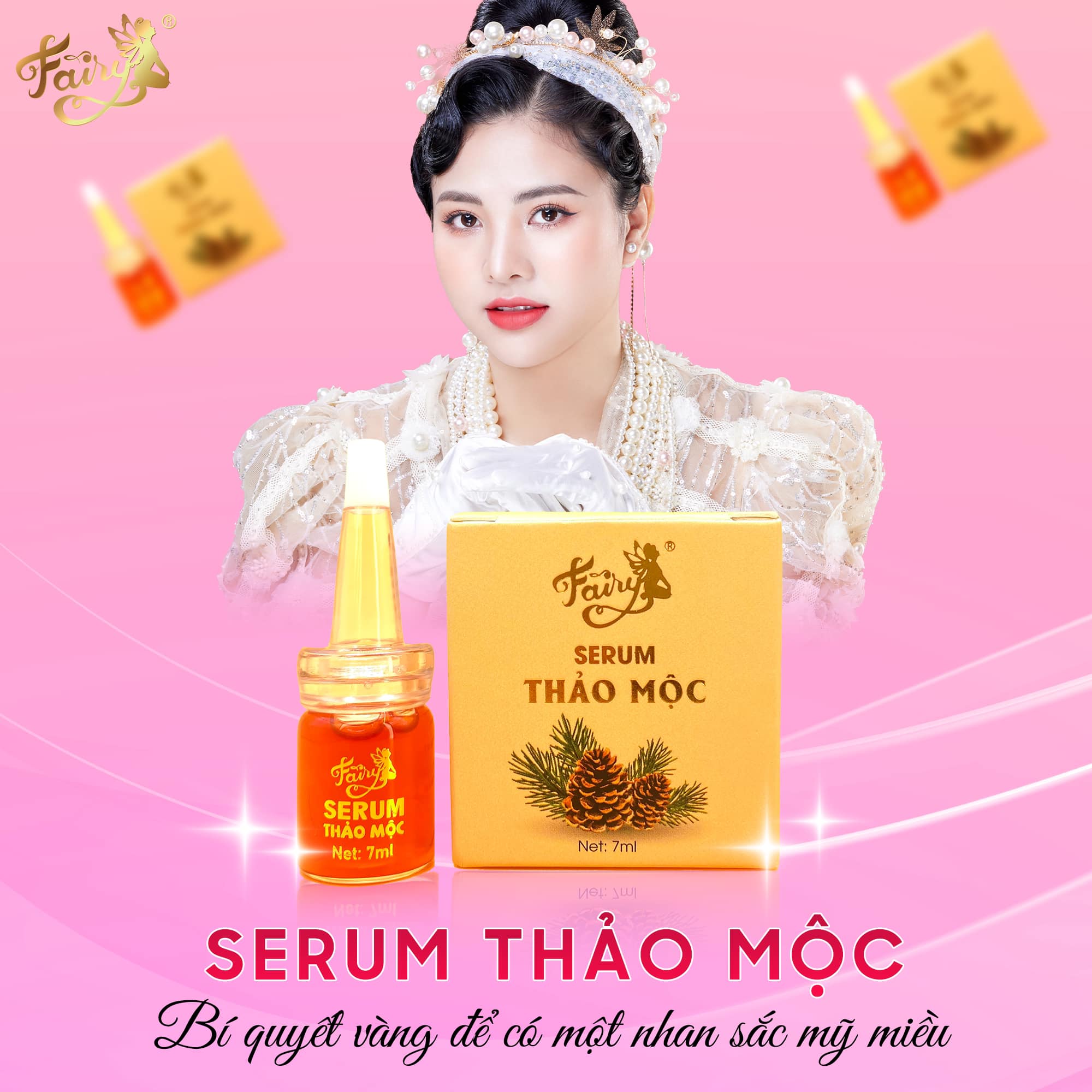 Bỏ sỉ serum Thảo Mộc Fairy Cosmetics Mini 7ml Dưỡng Trắng Căng Bóng Da Bỏ sỉ serum Thảo Mộc Fairy Cosmetics Mini 7ml Dưỡng Trắng Căng Bóng Da