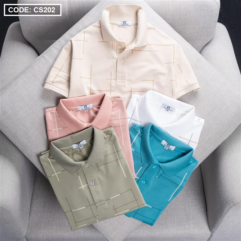 Nguồn sỉ áo Thun Nam Cổ Bẻ Phối Hoạ Tiết Kẻ Sọc (Có size 3x) Nguồn sỉ áo Thun Nam Cổ Bẻ Phối Hoạ Tiết Kẻ Sọc (Có size 3x)