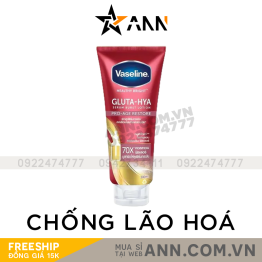 Sữa Dưỡng Thể Vaseline 70x Màu Đỏ Gluta Hya Serum Burst Lotion Pro Age Restore Thái Lan - 8851932448567