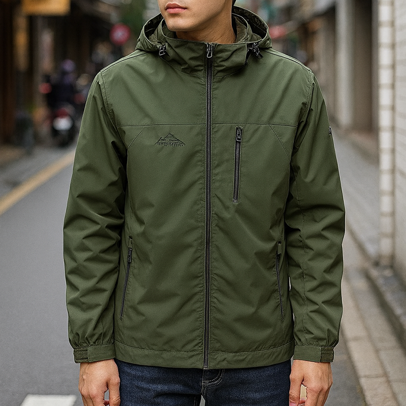 Áo Khoác Nam Dù 2 Lớp Nón Rời Cao Cấp Áo Khoác Nam Dù 2 Lớp Nón Rời Cao Cấp
