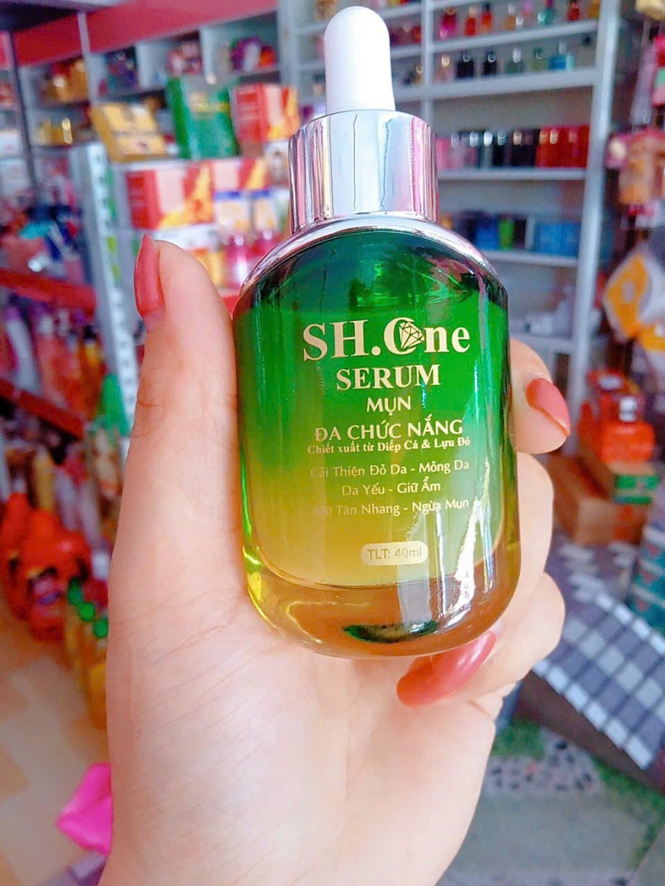 Serum Mụn Đa Chức Năng SH One Chiết Xuất Từ Rau Diếp Cá & Lựu Đỏ Serum Mụn Đa Chức Năng SH One Chiết Xuất Từ Rau Diếp Cá & Lựu Đỏ