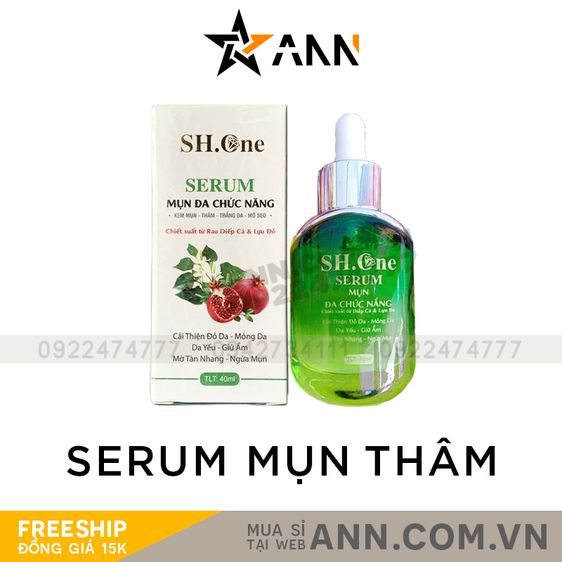 19888-sh3.png Serum Mụn Đa Chức Năng SH One Chiết Xuất Từ Rau Diếp Cá & Lựu Đỏ - SERUMSHONE