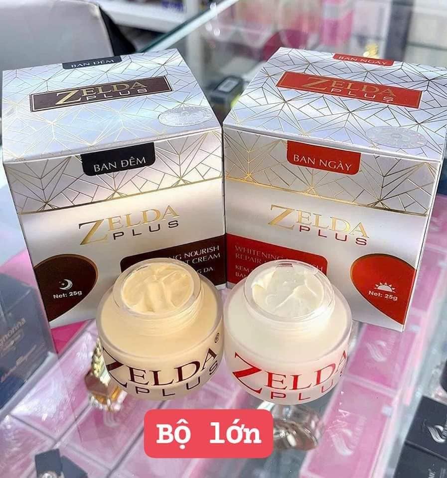 Combo Kem Face Zelda Plus Dưỡng Trắng Da Ngày Đêm Combo Kem Face Zelda Plus Dưỡng Trắng Da Ngày Đêm