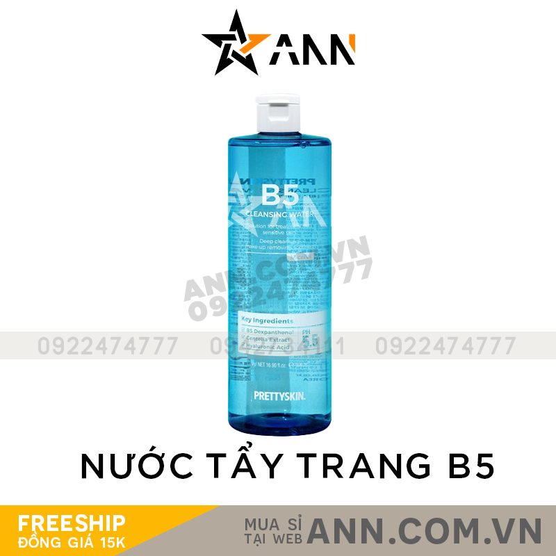 20697-ttb5.png Nước Tẩy Trang B5 PrettySkin 500ml - 8809733217653