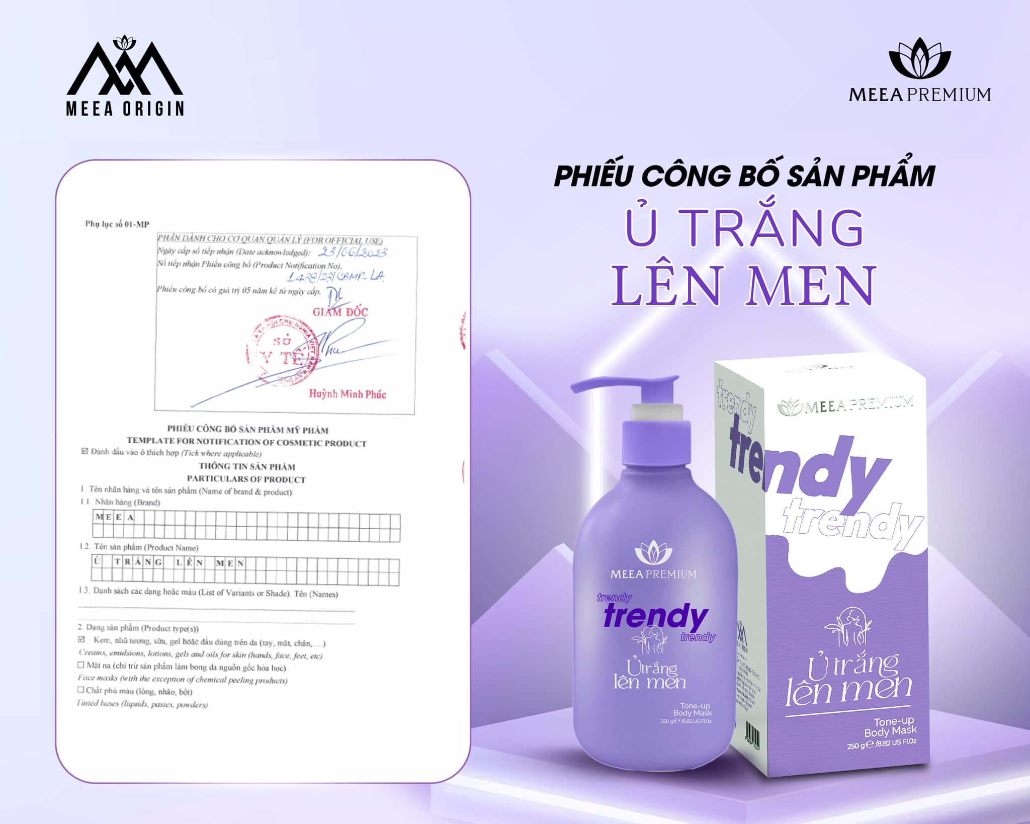 Ủ Trắng Lên Men Trendy Meea Premium Organic Ủ Trắng Lên Men Trendy Meea Premium Organic