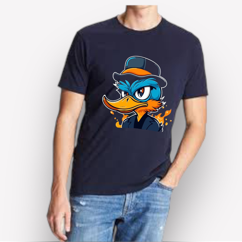 22084-z4787220712283-e3c27aea08e05b4d0b9b20b53dc87f5c-2.png Áo Thun Nam Cổ Tròn Rurumen Màu Xanh Đen In Hình Cool Duck Big Size - AB458