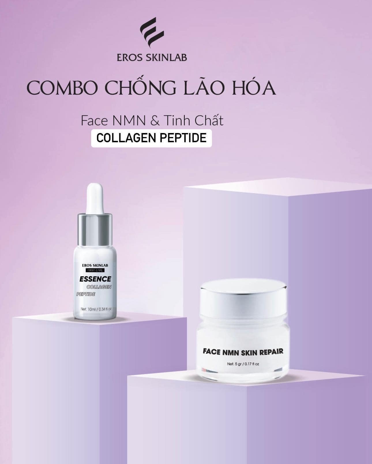 22417-386546771-3509363489284882-2299083250750531265-n-1-2.jpg Combo Kem Face và Serum Tinh Chất Collagen Peptide Eros Skinlab - CBFACEEROS
